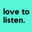love to listen. logo